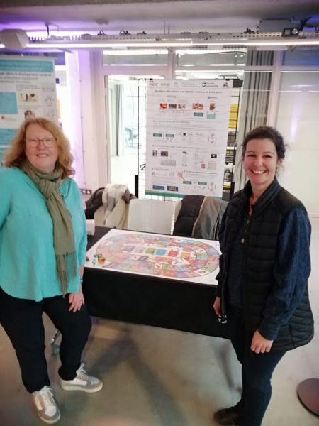 Odile Tresse et Emelyne Lecuyer, chercheuses au sein de l'UMR 1280 PhAN INRAE Nantes
